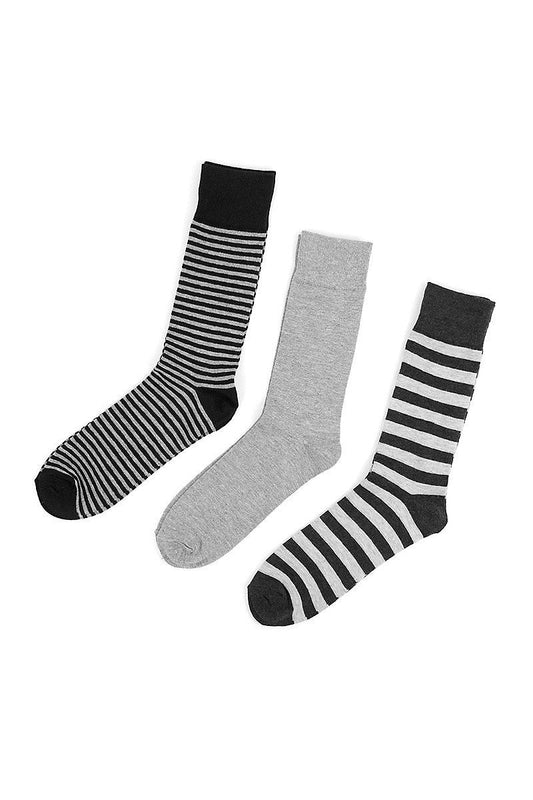 Assorted 3 Pack Dress Socks - House of Drip Apparel