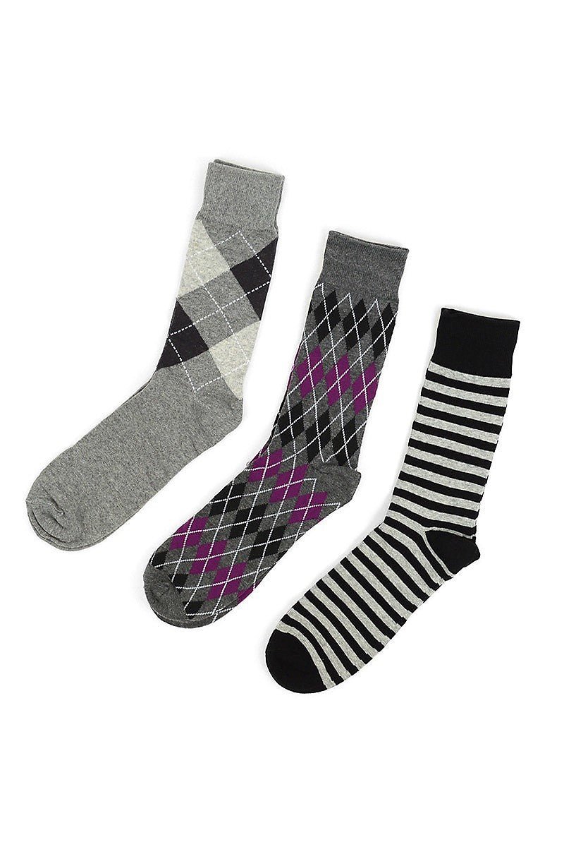 Assorted 3 Pack of Dress Socks - House of Drip Apparel
