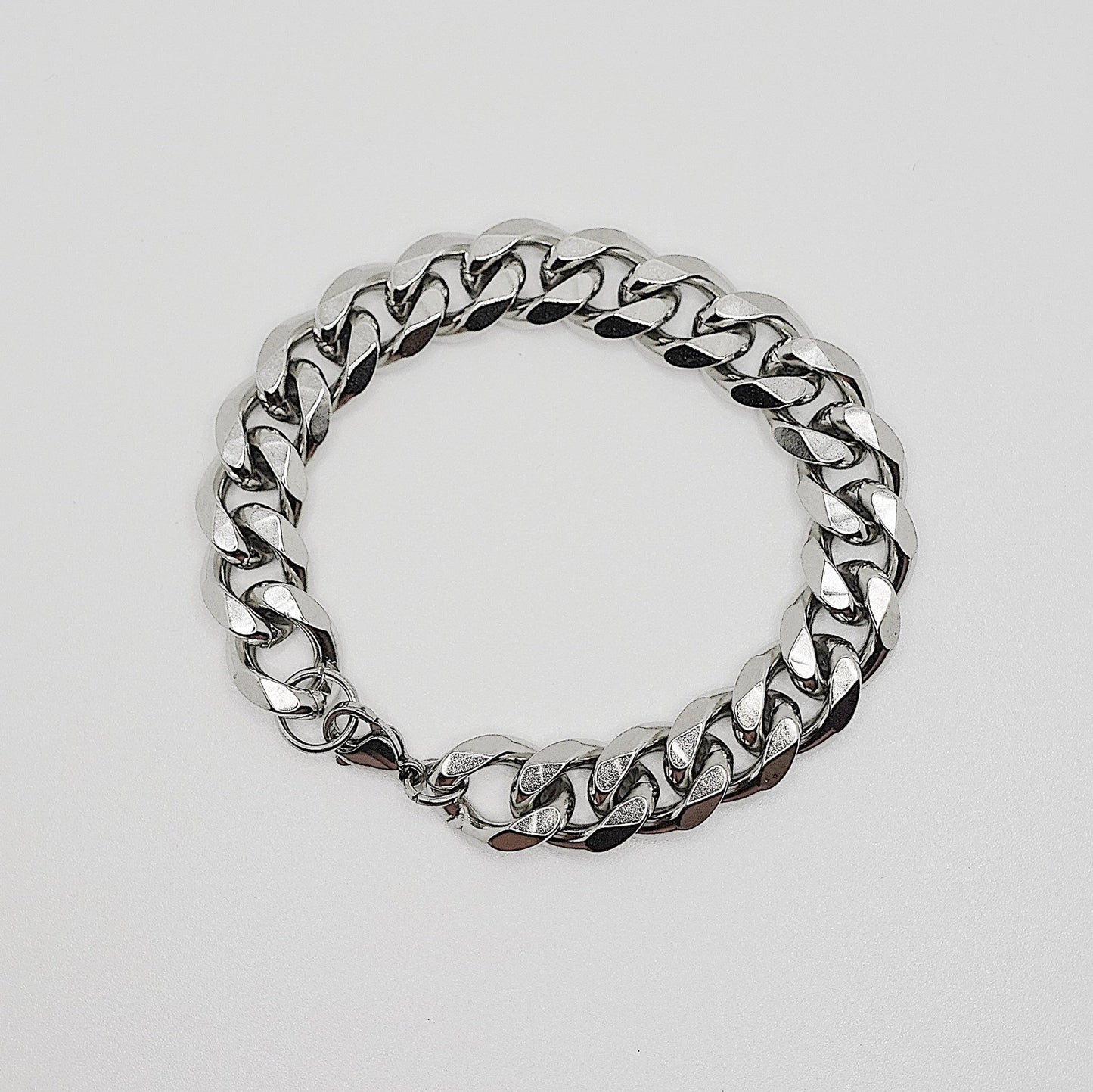Curb Chain Bracelet 7.5" Silver - House of Drip Apparel