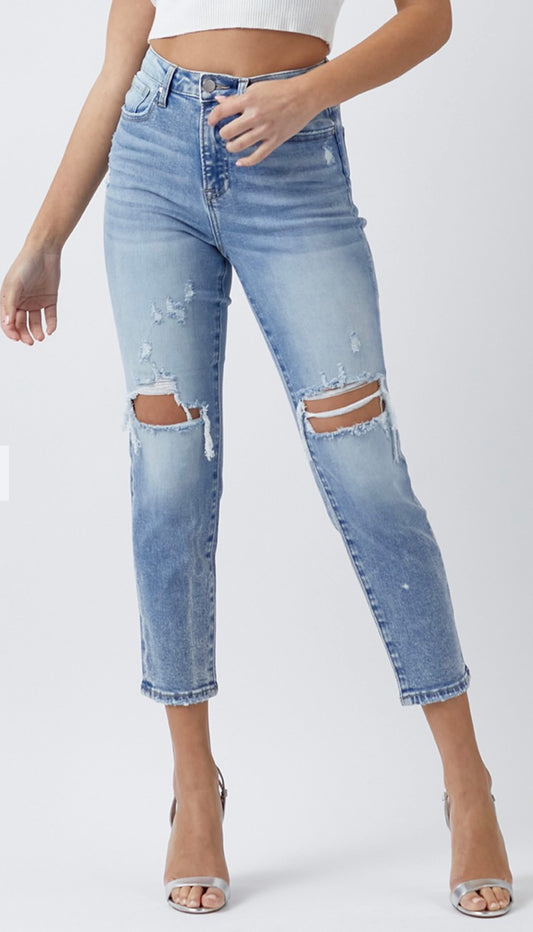 High Rise Mom Jeans