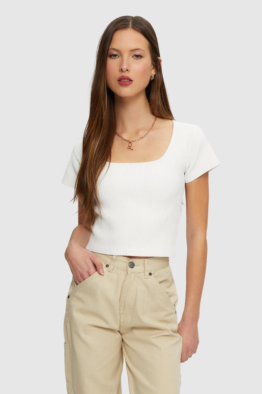 Empire Rib Tee - Kuwalla - House of Drip Apparel