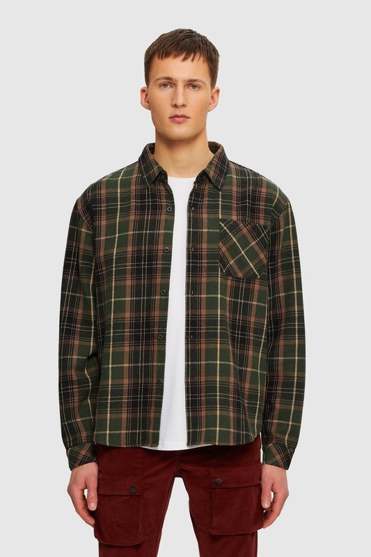 Midweight Plaid Shirt - Kuwalla