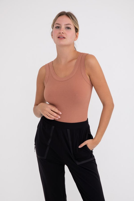 Ribbed Tank Top Bodysuit