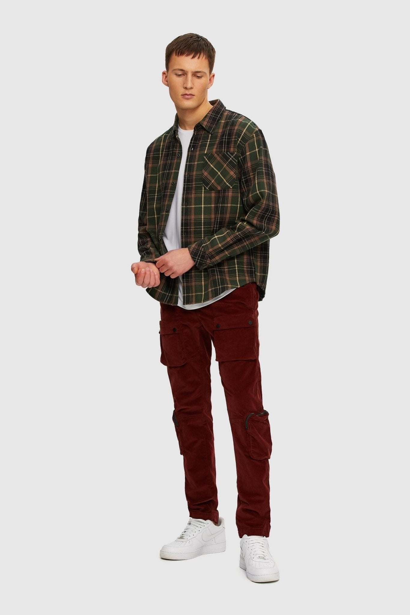 Midweight Plaid Shirt - Kuwalla - House of Drip Apparel