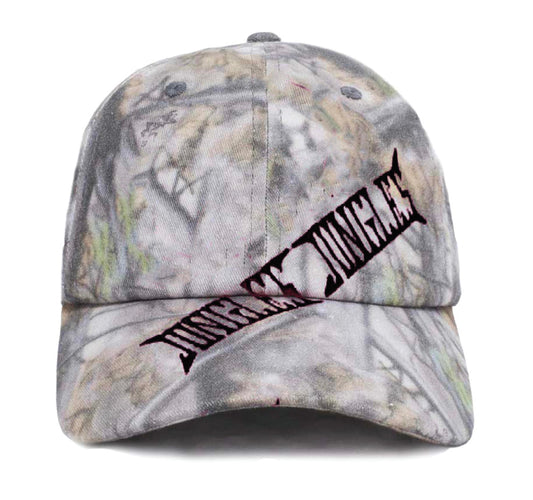 Fake Tree Embroidered Cap - Jungles