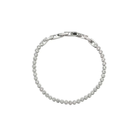 Silver Diamond Tennis Bracelet Links featuring sparkling diamonds in premium silver.