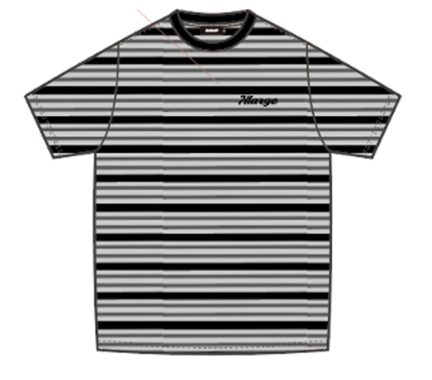 Striped Tee - XLARGE - House of Drip Apparel