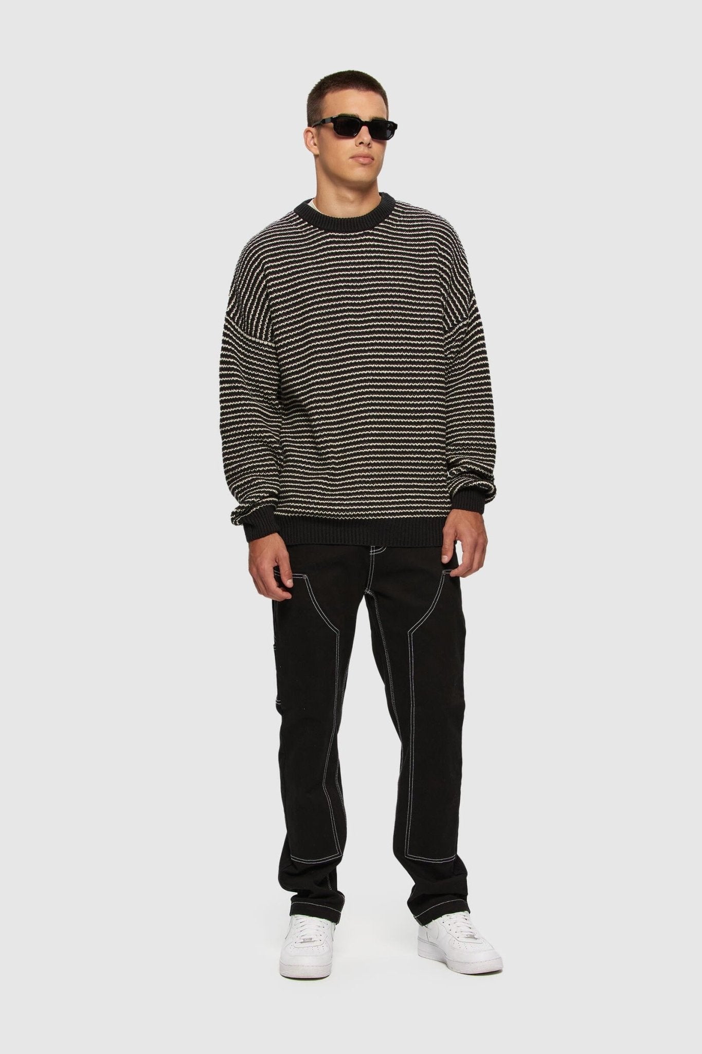 Waffle Knit Crew - Kuwalla - House of Drip Apparel