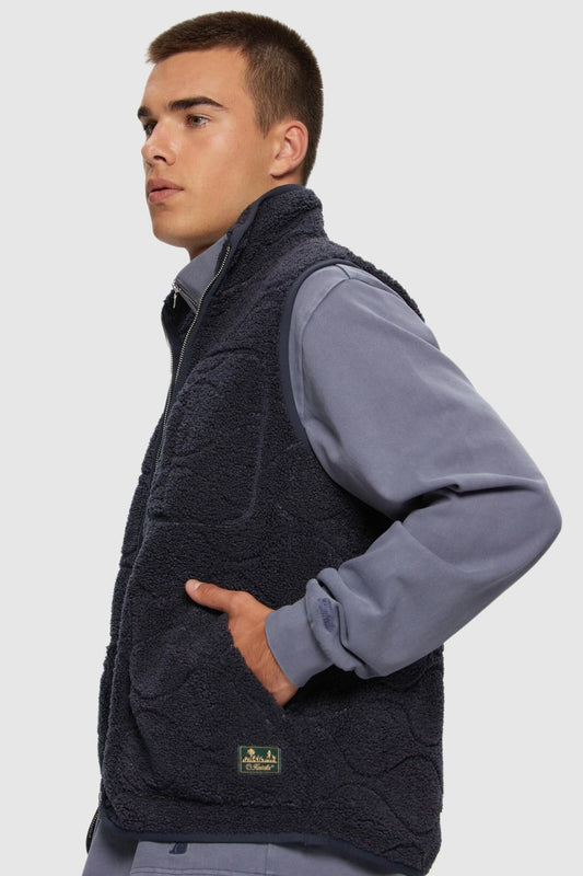 Wave Sherpa Vest - Kuwalla - House of Drip Apparel