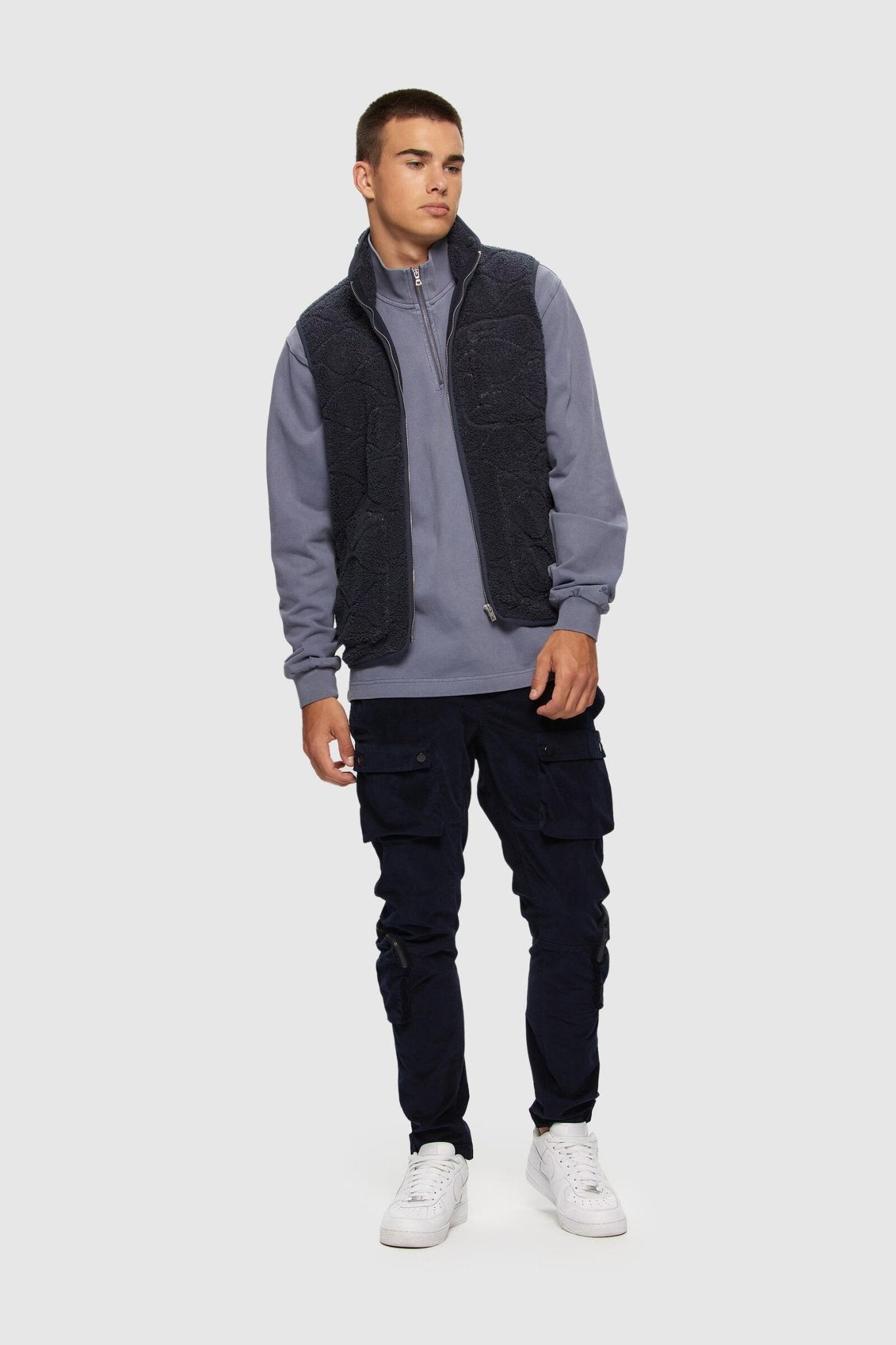 Wave Sherpa Vest - Kuwalla - House of Drip Apparel