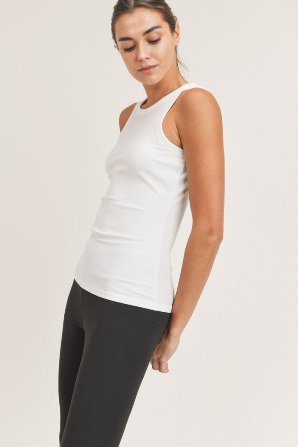 Essential Micro-Ribbed Athleisure Tank Top