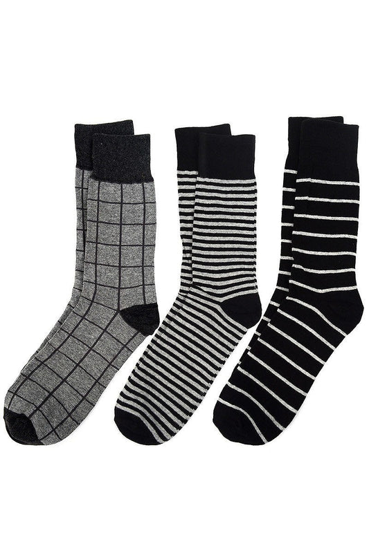 Assorted 3 Pack of Dress Socks - House of Drip Apparel