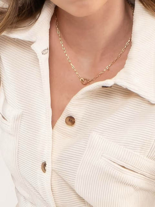 Corduroy Button Up Shacket - House of Drip Apparel