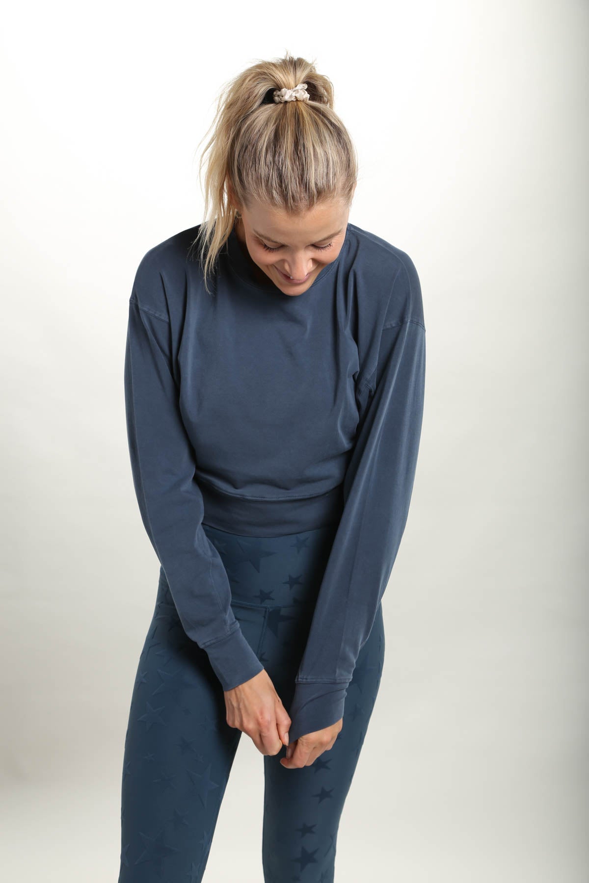 Cropped Pullover Long Sleeve Top - House of Drip Apparel