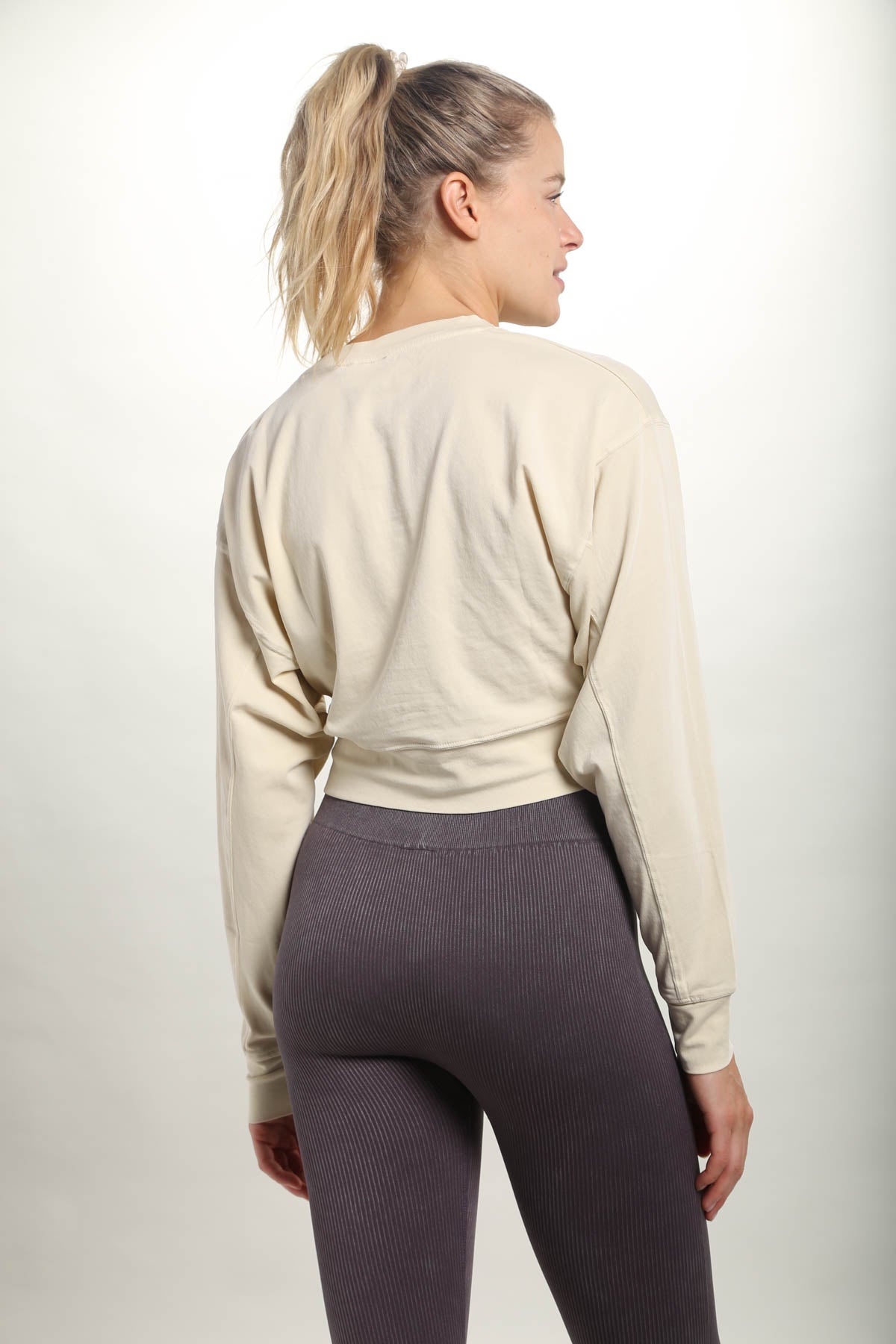 Cropped Pullover Long Sleeve Top - House of Drip Apparel