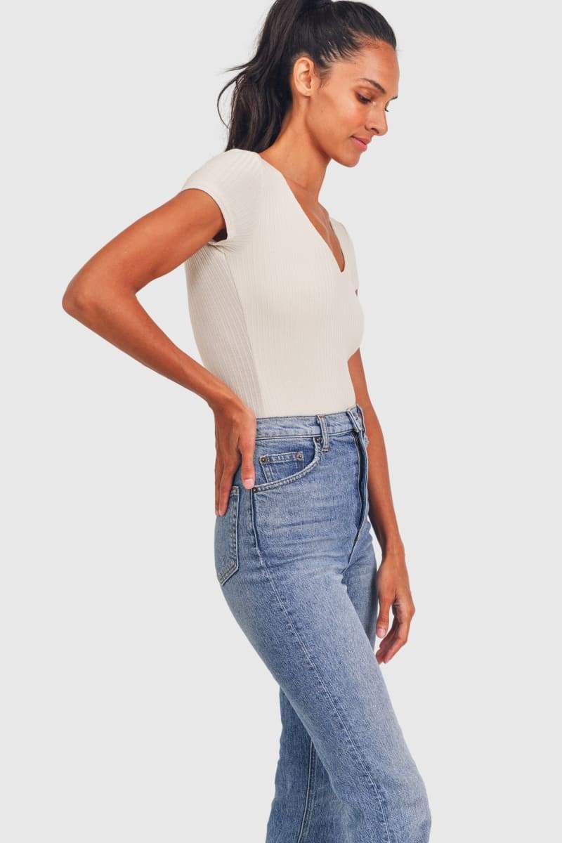 Dani Ribbed Bodysuit - House of Drip Apparel