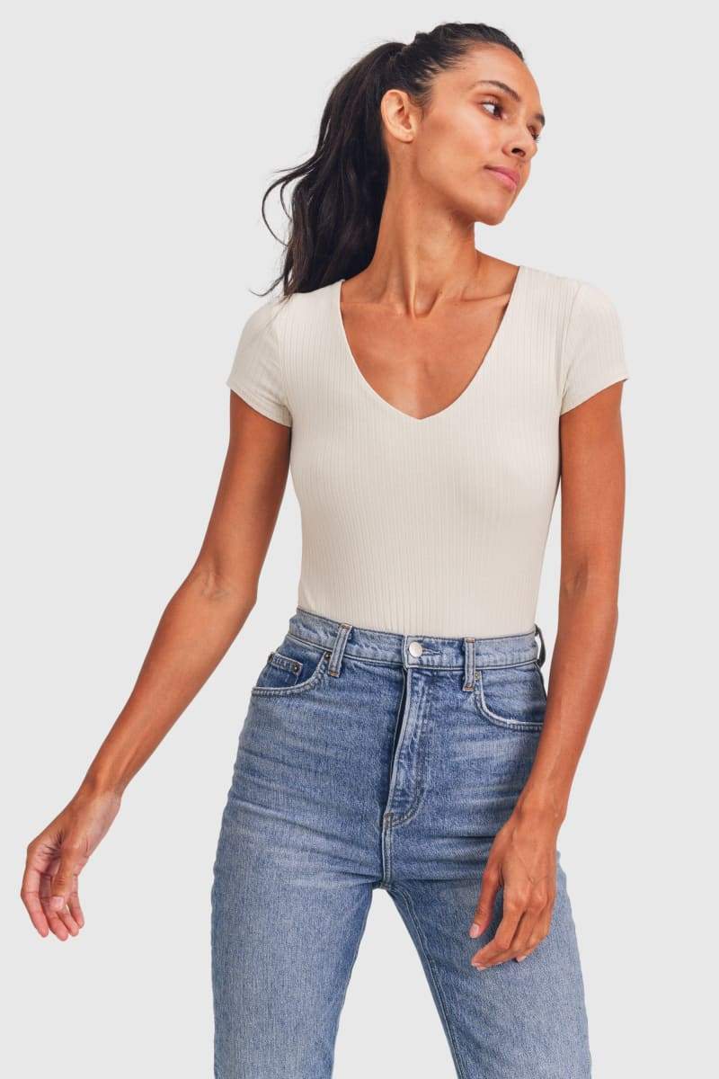 Dani Ribbed Bodysuit - House of Drip Apparel