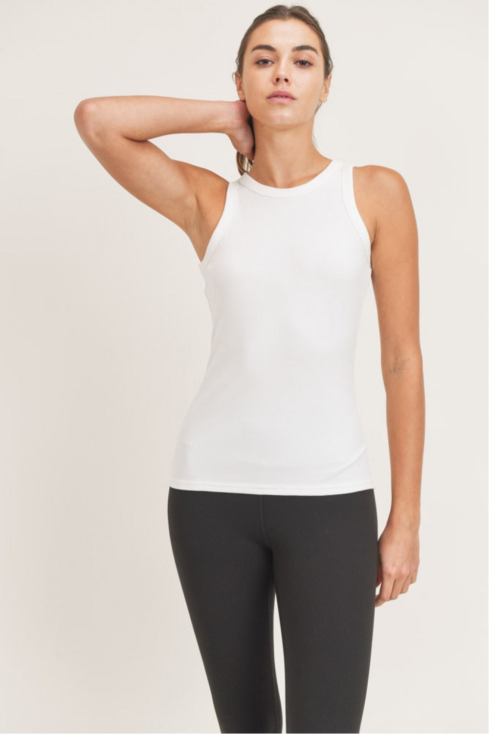 Essential Micro-Ribbed Athleisure Tank Top