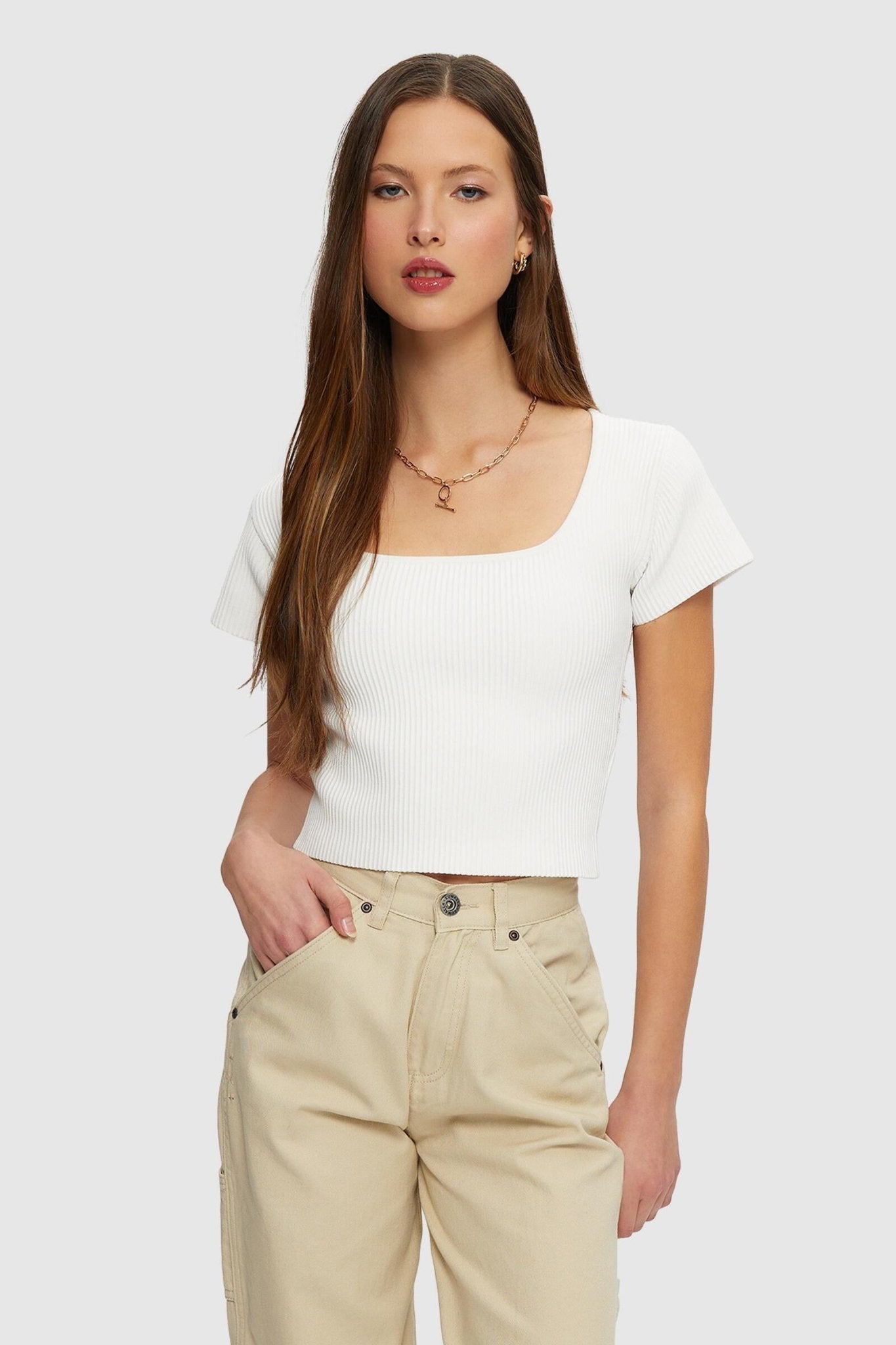 Empire Rib Tee - Kuwalla - House of Drip Apparel