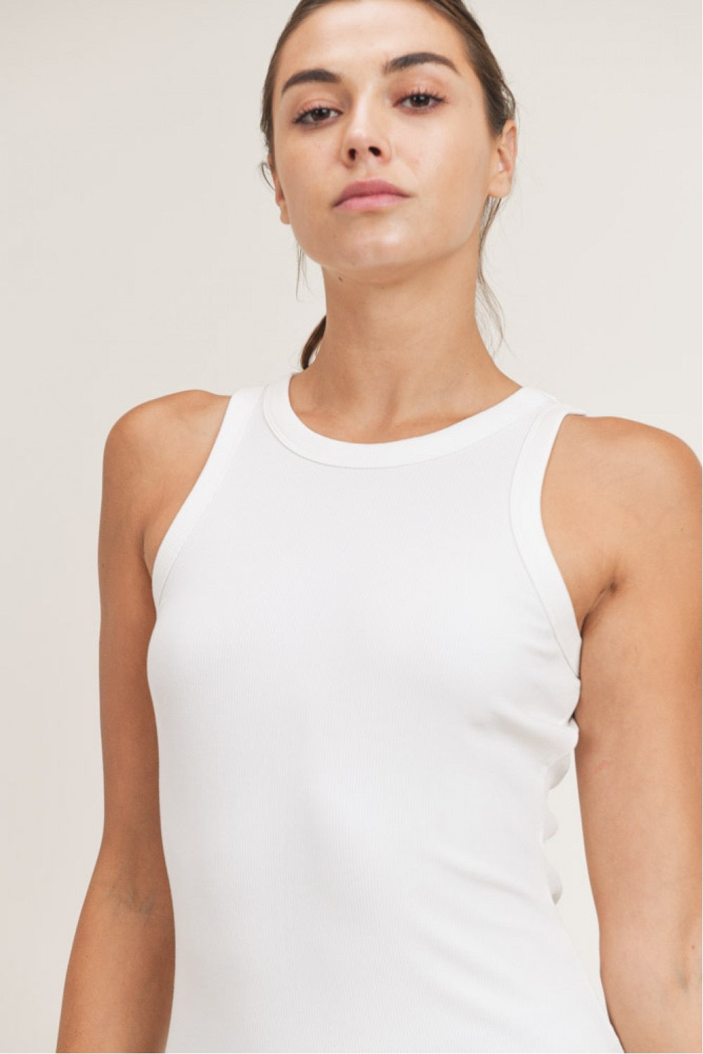 Essential Micro-Ribbed Athleisure Tank Top