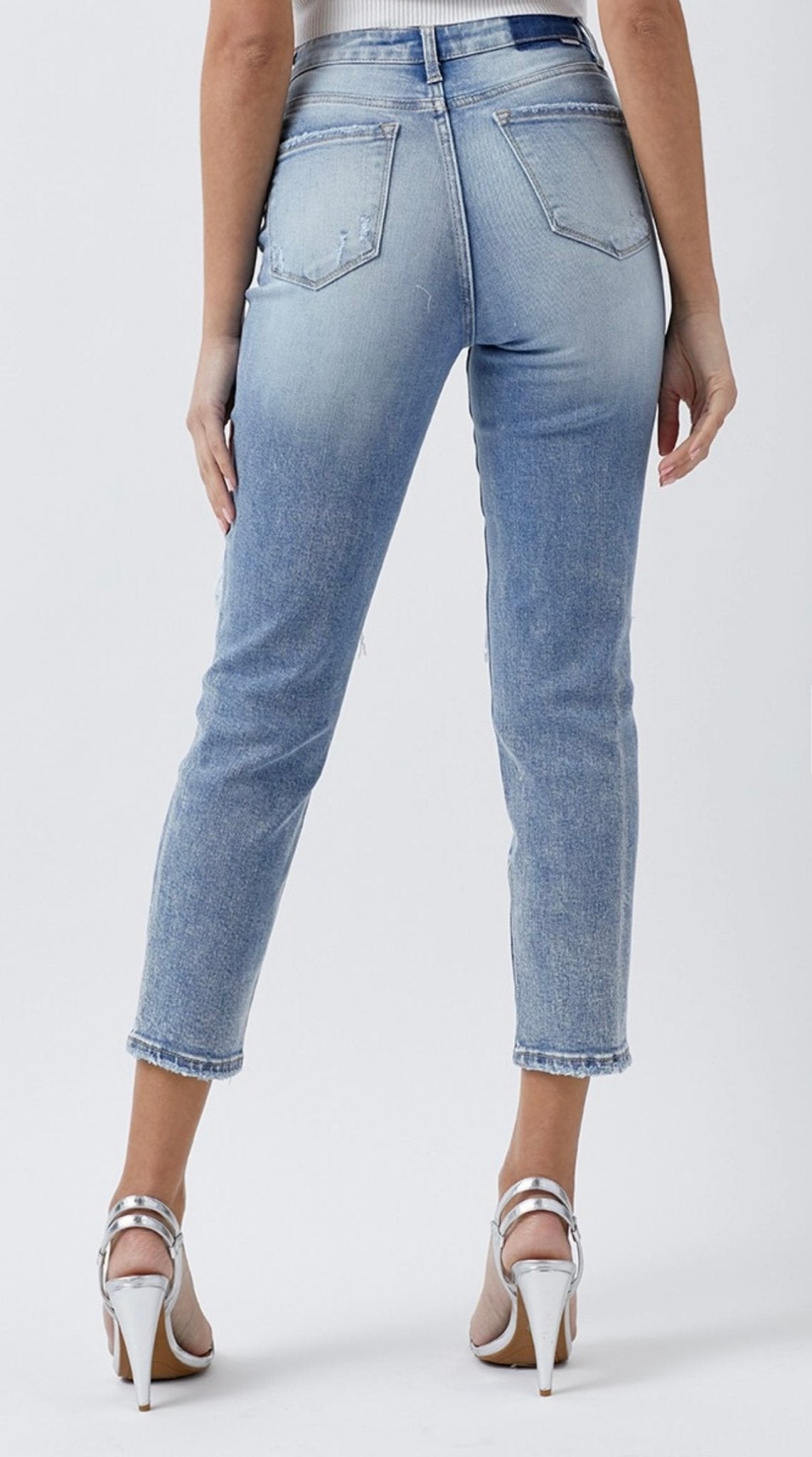 High Rise Mom Jeans - House of Drip Apparel