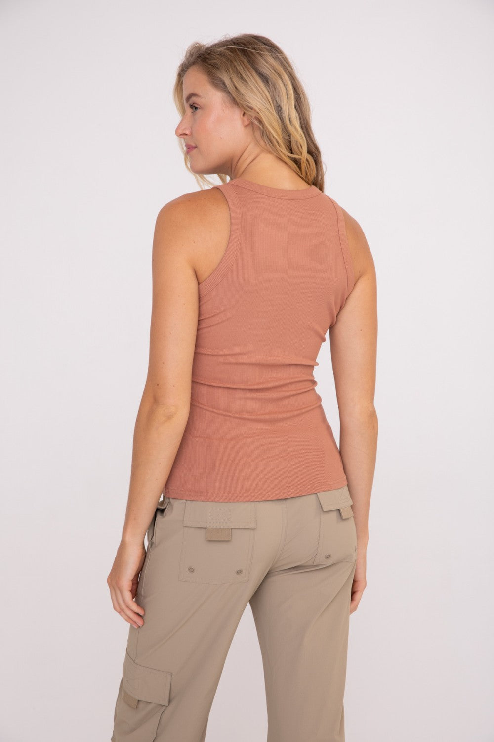 Essential Micro-Ribbed Athleisure Tank Top