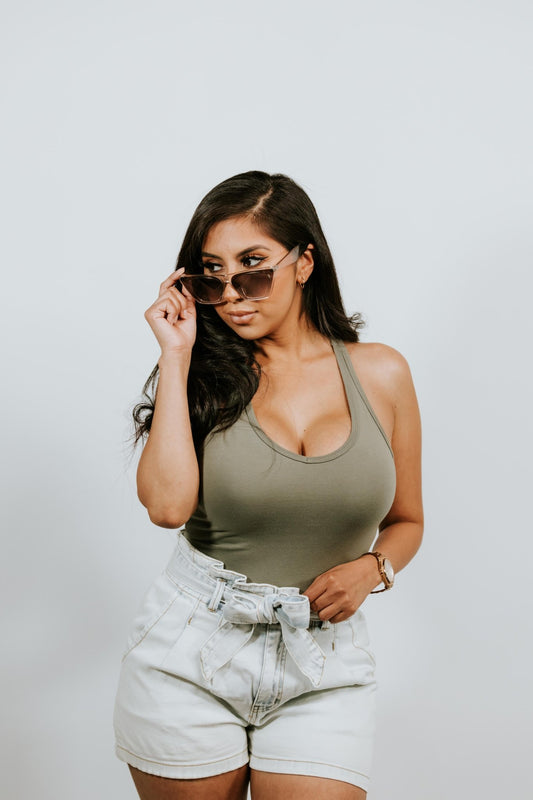 Jean Shorts W/Belt - House of Drip Apparel