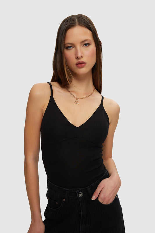 Plunging Bodysuit - Kuwalla