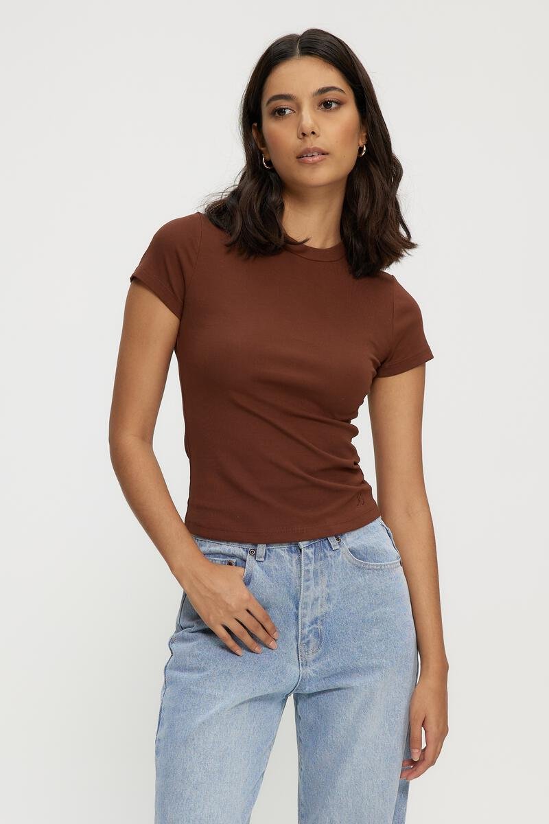 Micro Rib Tee - Kuwalla - House of Drip Apparel