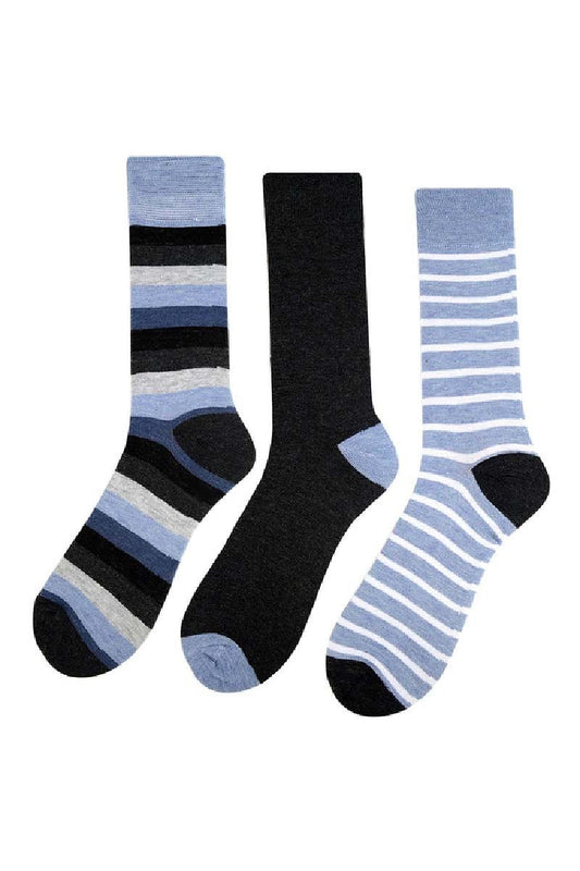 Assorted 3 Pack Dress Socks