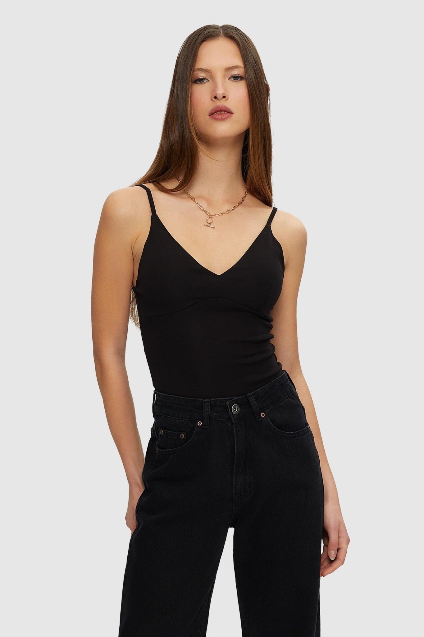 Plunging Bodysuit - Kuwalla - House of Drip Apparel