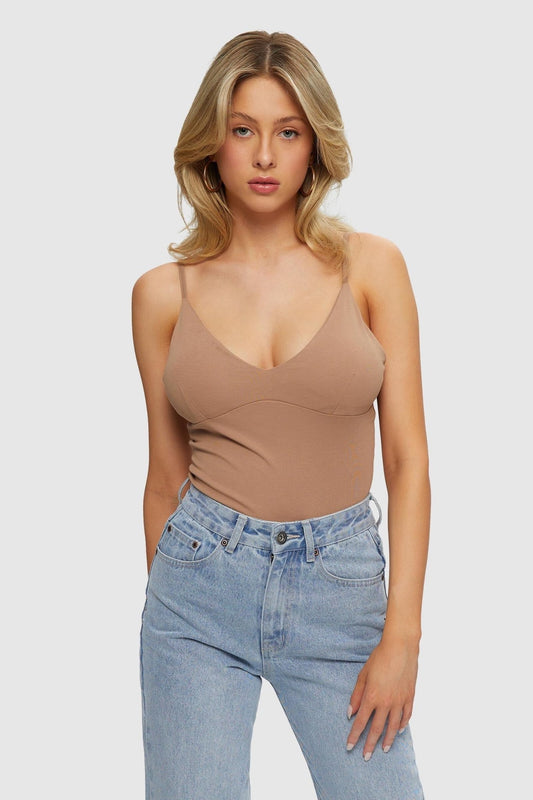 Plunging Bodysuit - Kuwalla - House of Drip Apparel