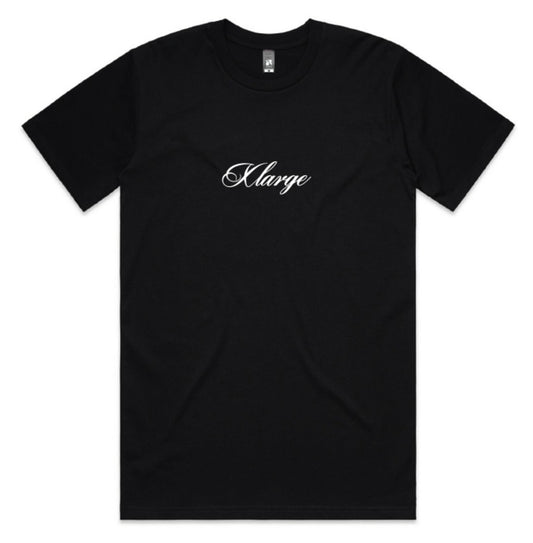 Script Tee- XLARGE