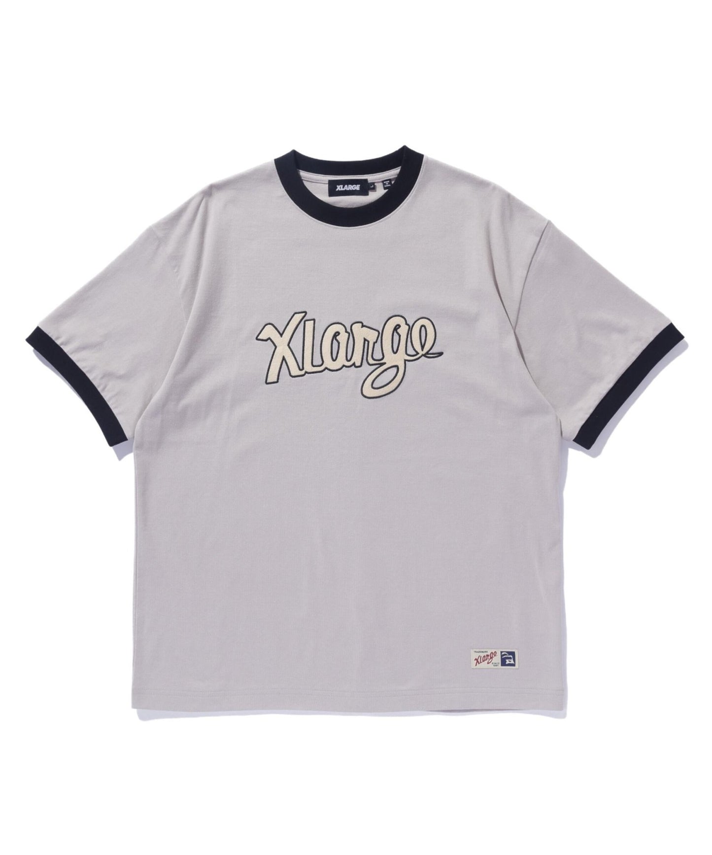 Retro Script Logo Ringer Tee - XLARGE - House of Drip Apparel