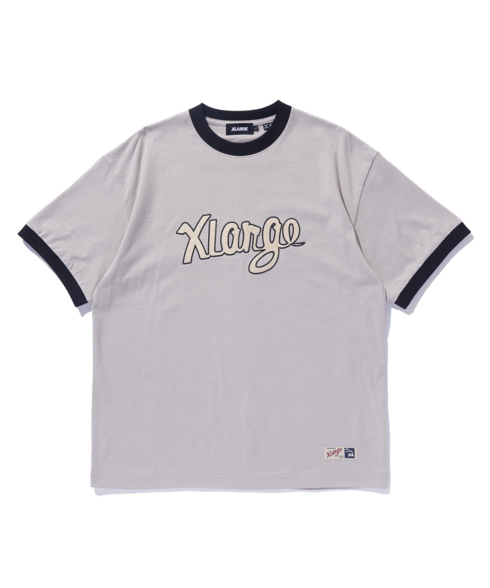Retro Script Logo Ringer Tee - XLARGE - House of Drip Apparel