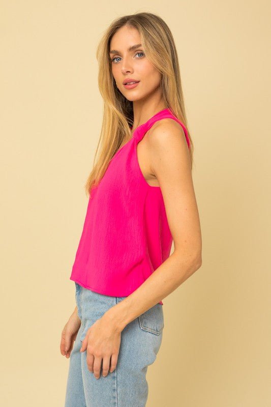 Sleeveless Knot Top - House of Drip Apparel