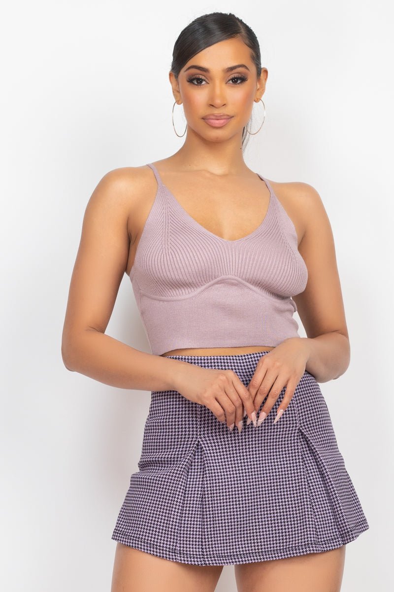 Sleeveless Sweater Top - House of Drip Apparel