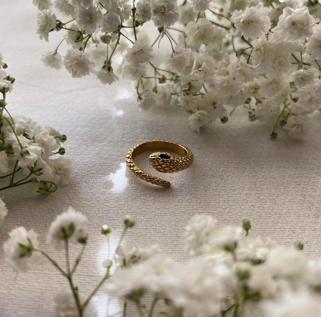 Snake Ring Gold 7.5" - House of Drip Apparel