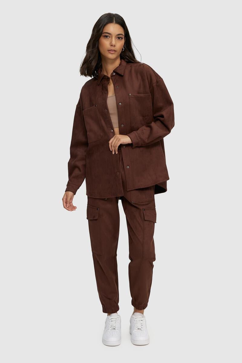 Suede Overshirt - Kuwalla - House of Drip Apparel