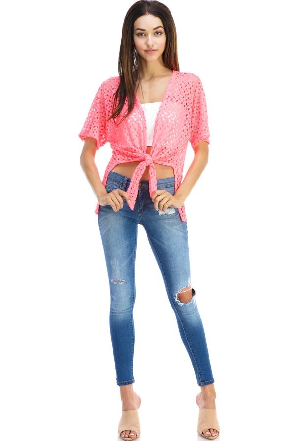 Tie Front Cover Up - House of Drip Apparel