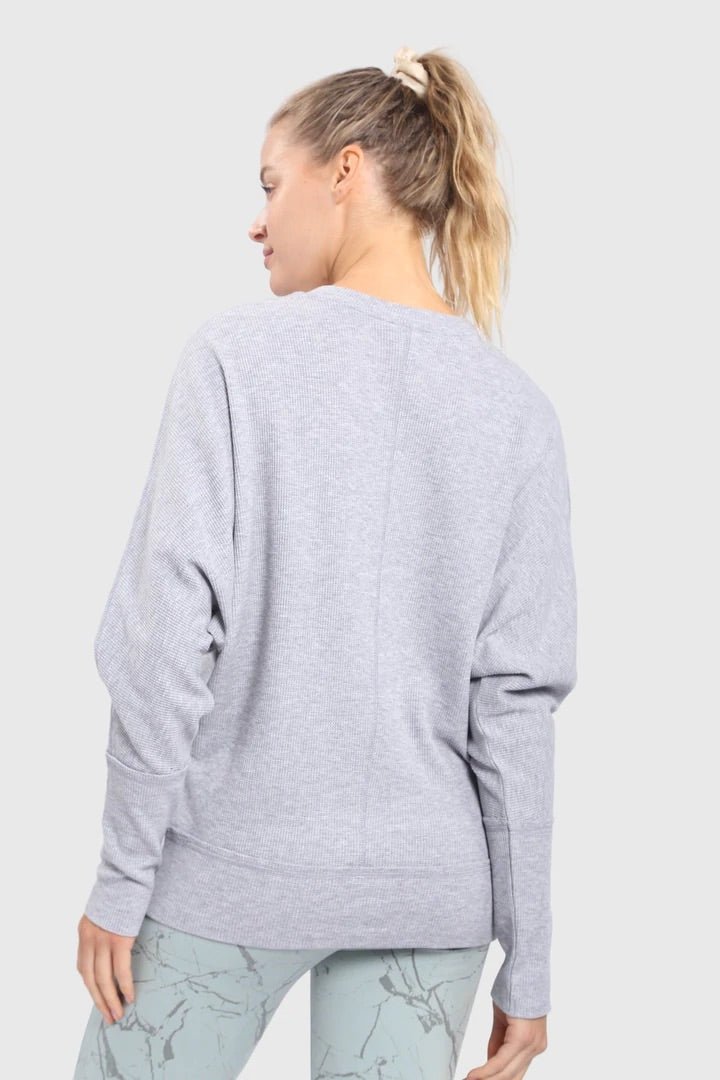 Waffle Knit Long Sleeve Shirt - House of Drip Apparel