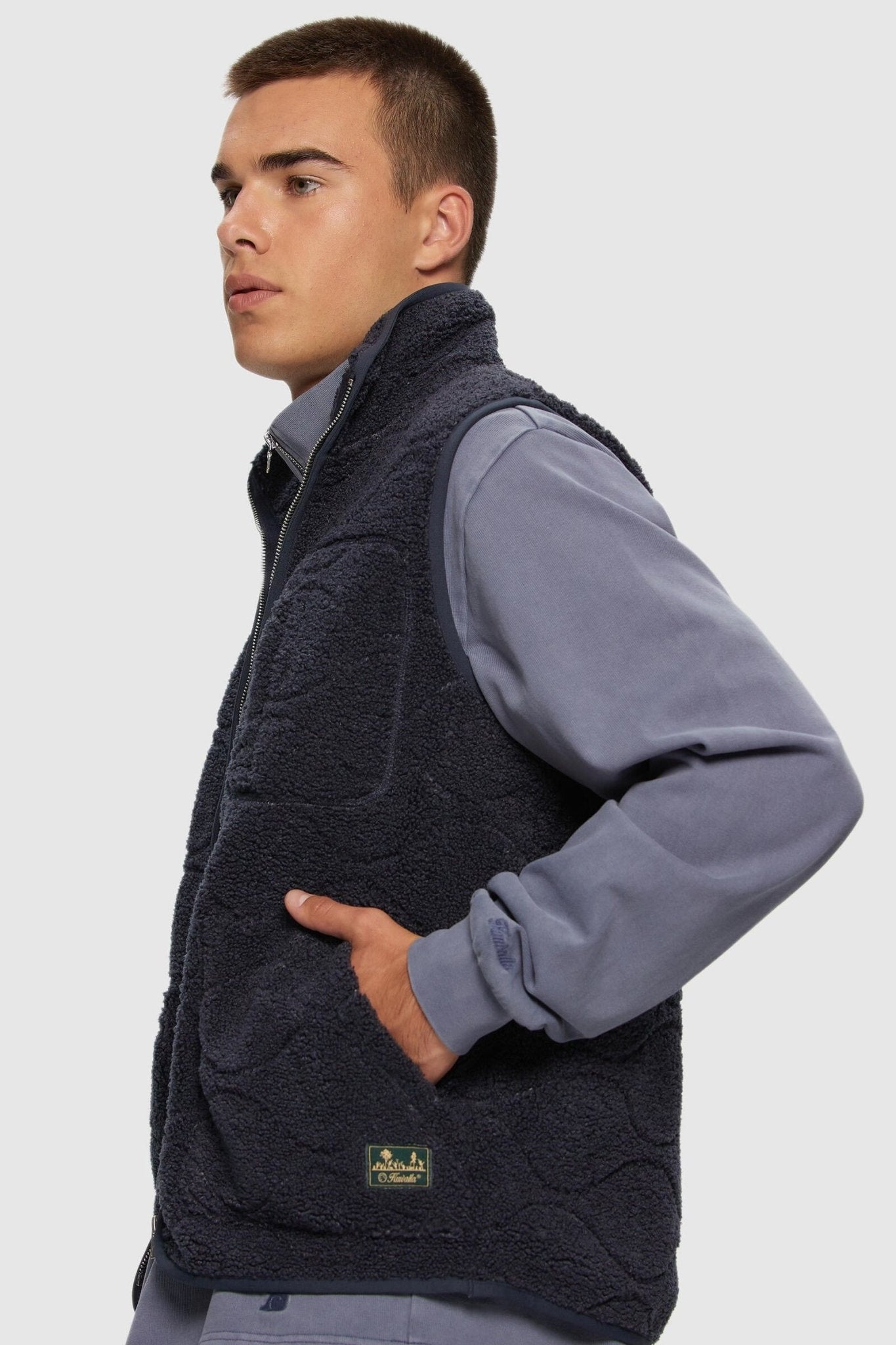 Wave Sherpa Vest - Kuwalla - House of Drip Apparel