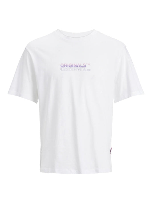 Waves Logo Tee Crew Neck - Jack & Jones - House of Drip Apparel