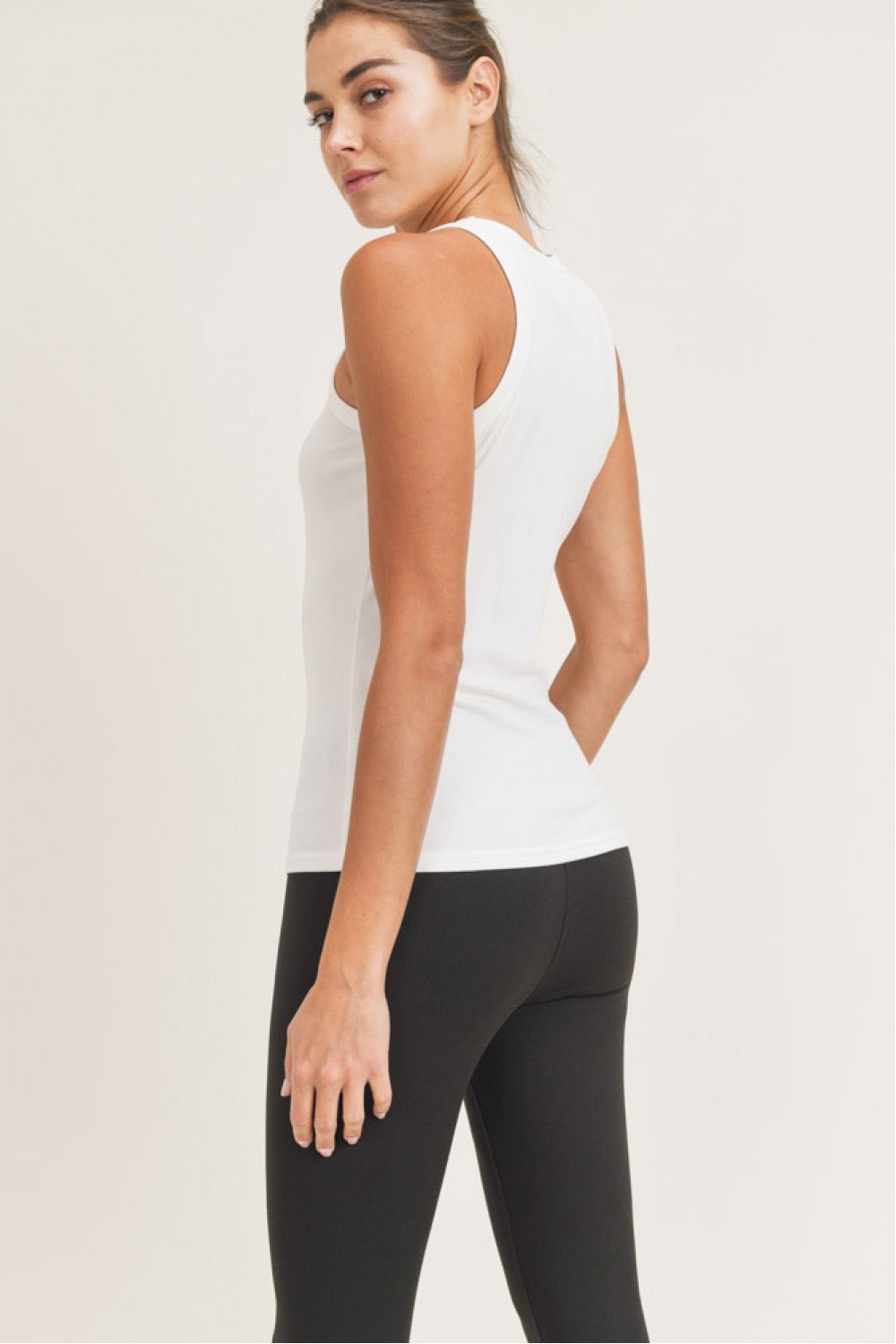 Essential Micro-Ribbed Athleisure Tank Top