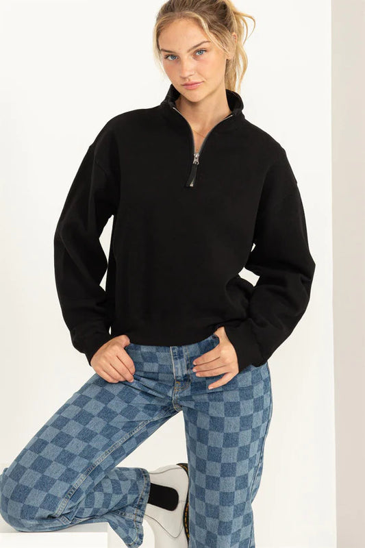 Right Time Half Zip Sweatshirt